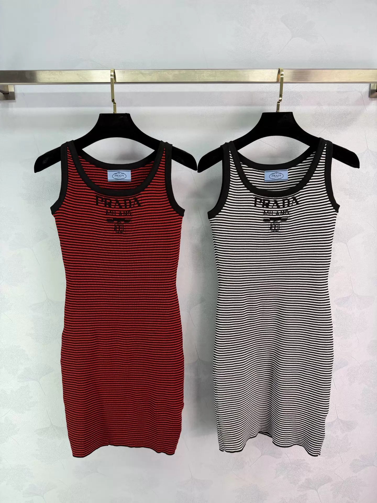Striped Knit Vest Dress