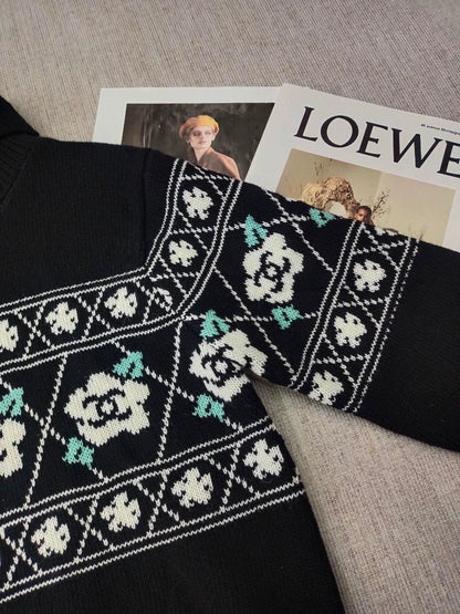 Camellia High Collar Sweater