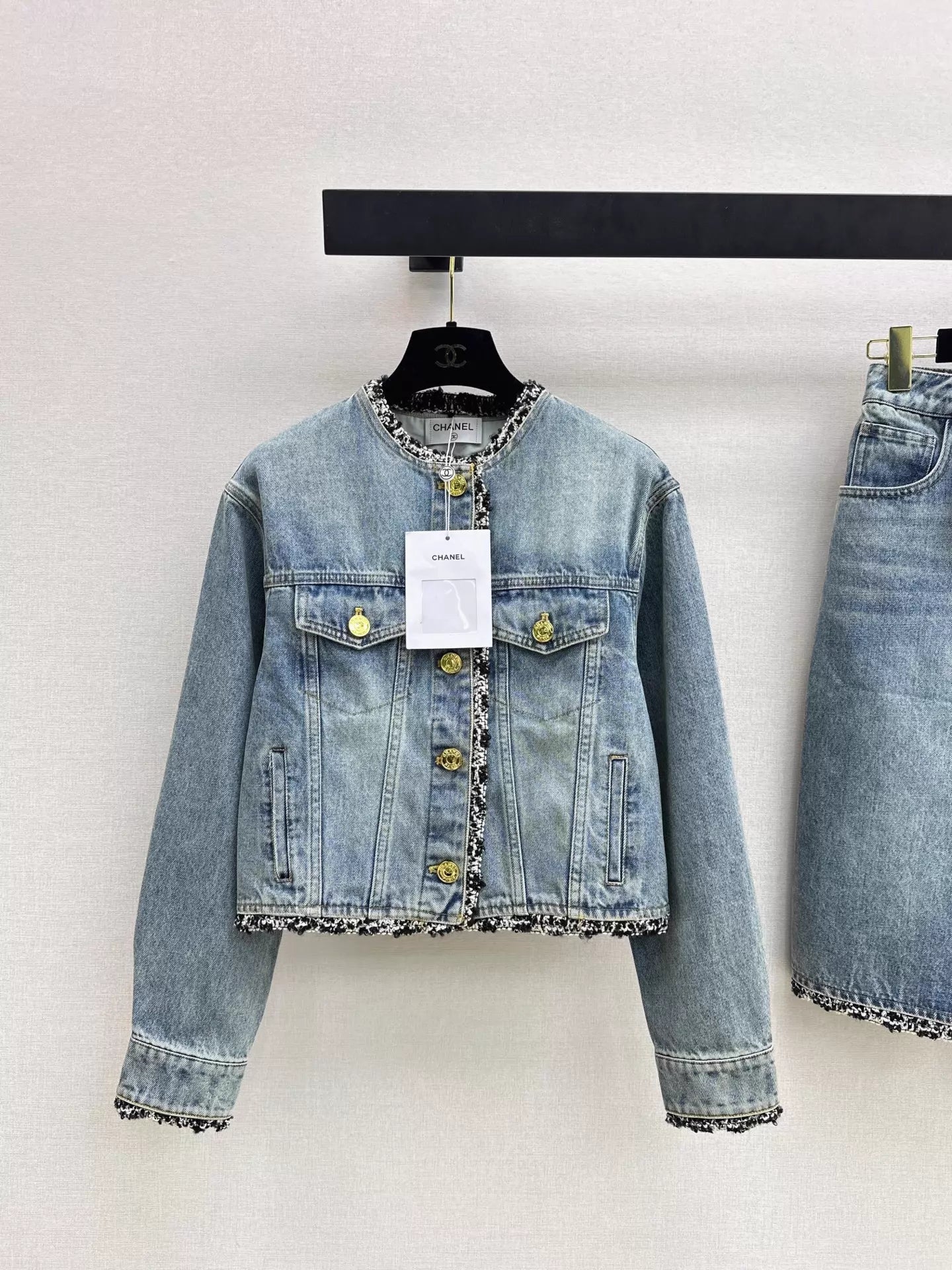 26ss Washed Denim  Jacket / Skirt