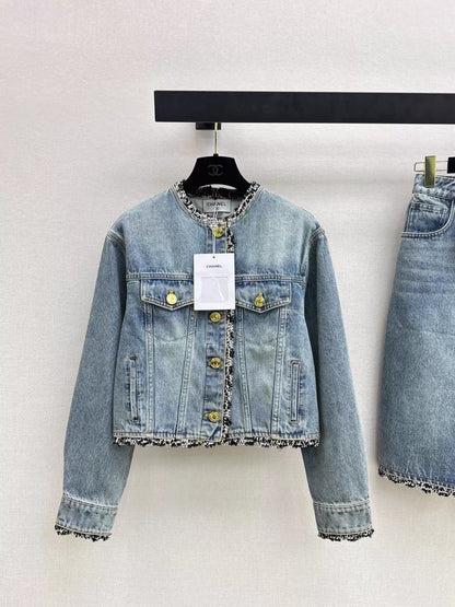 26ss Washed Denim  Jacket / Skirt