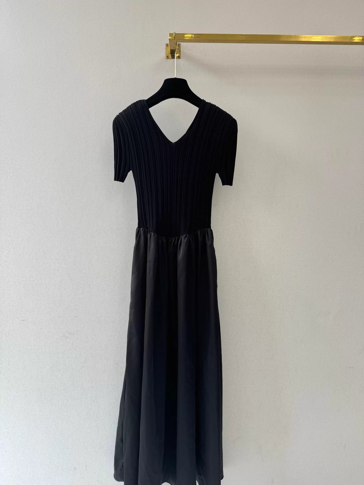 26ss Knitted Patchwork Dress