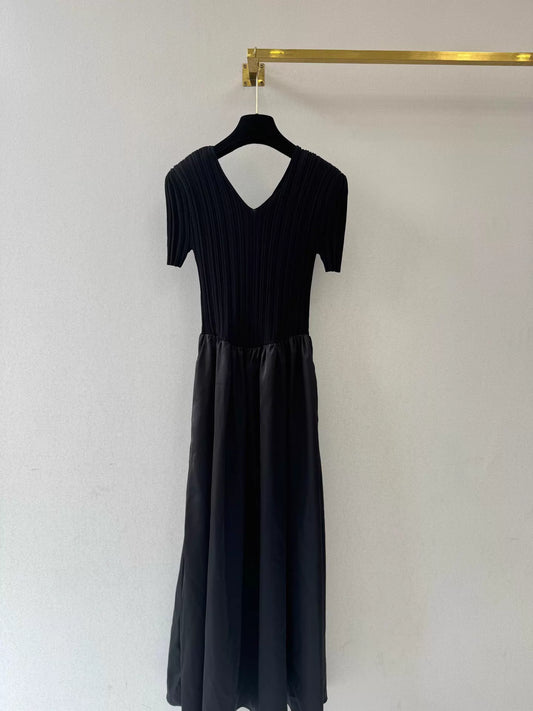 26ss Knitted Patchwork Dress