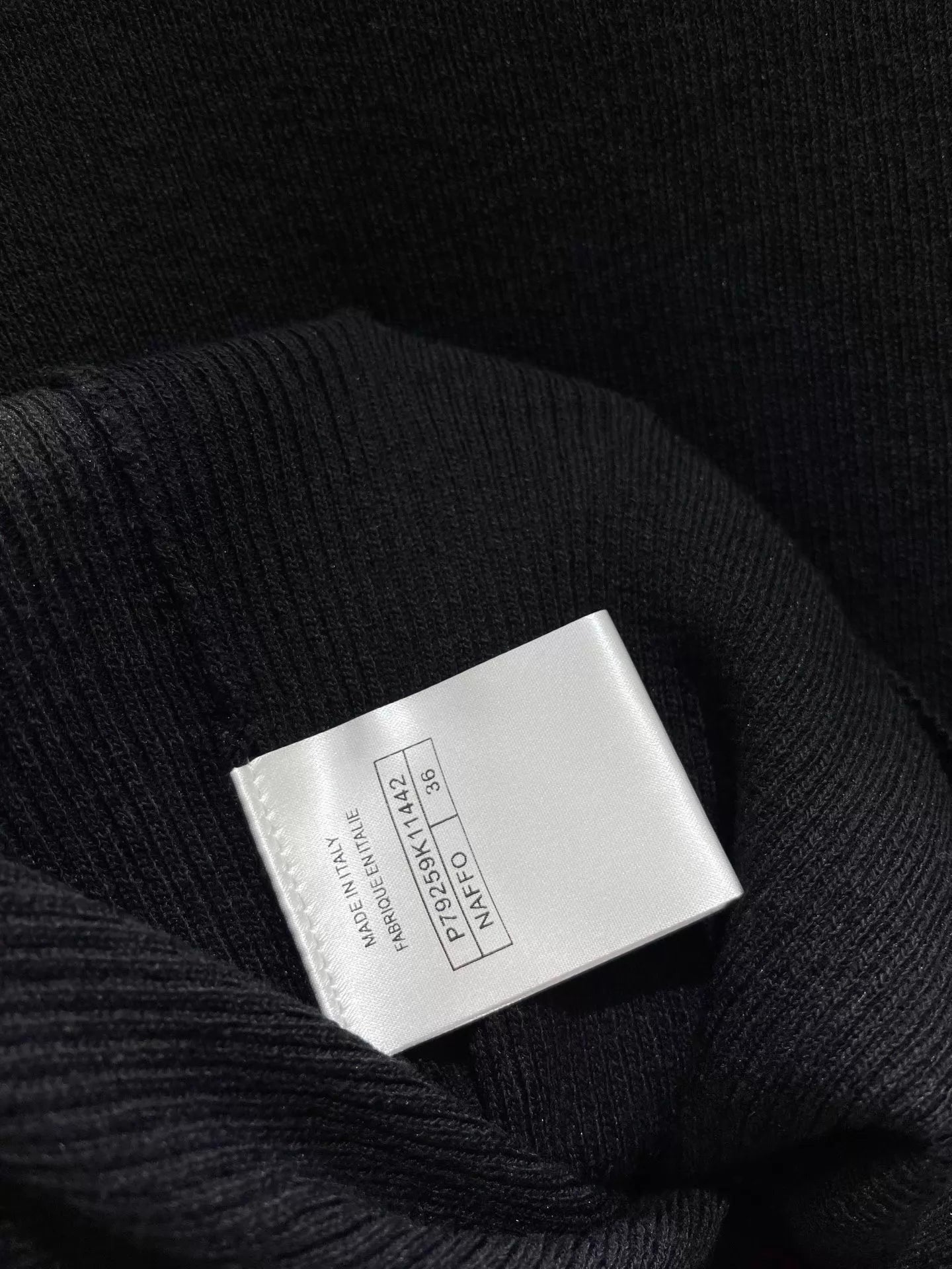 26ss Crew Neck Double C Knit T-Shirt