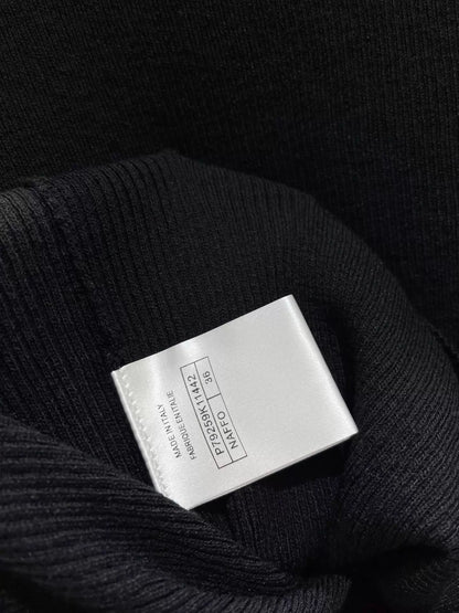 26ss Crew Neck Double C Knit T-Shirt
