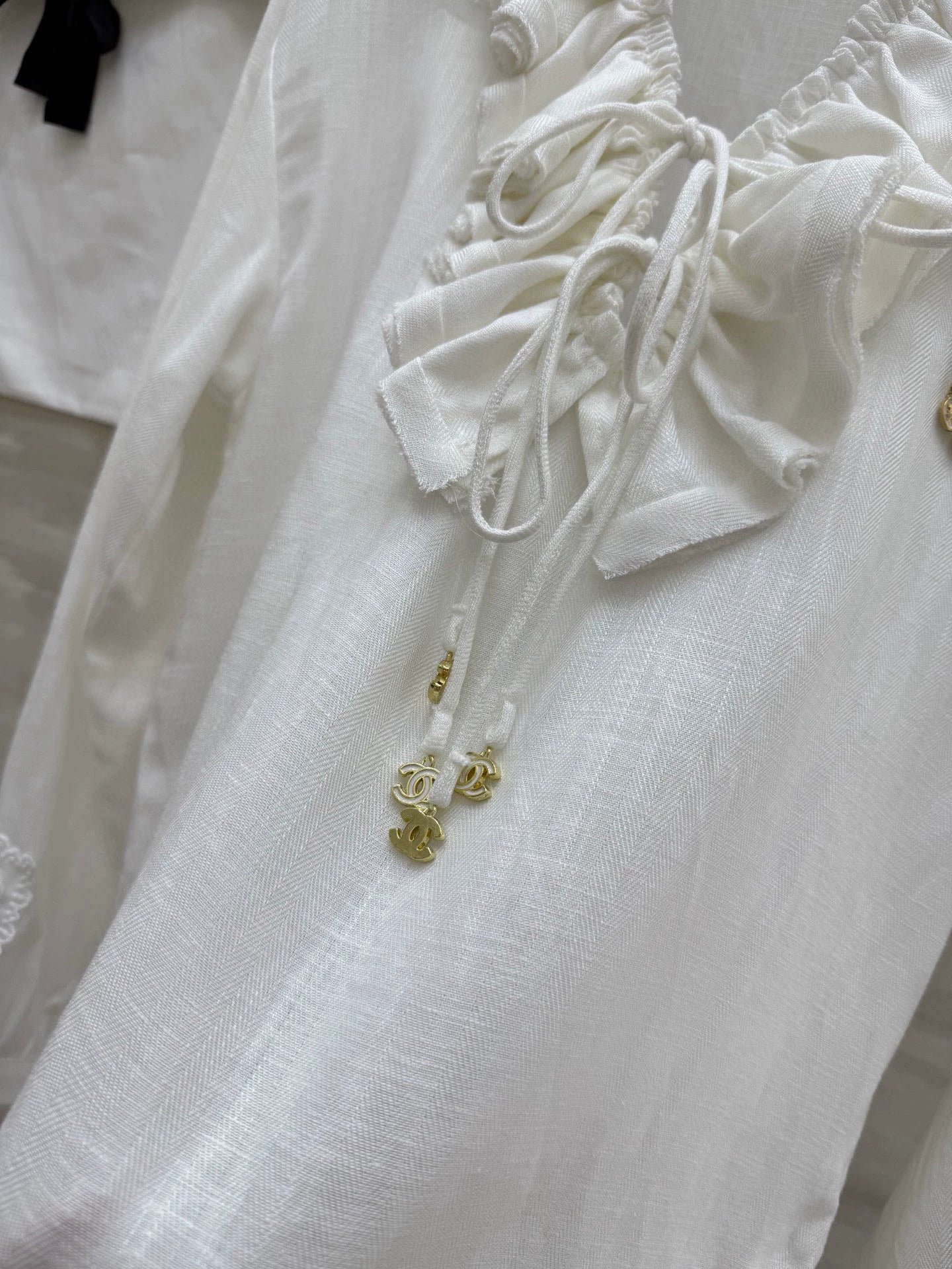 25fw Cotton and linen pleated shirt（Medieval Series）