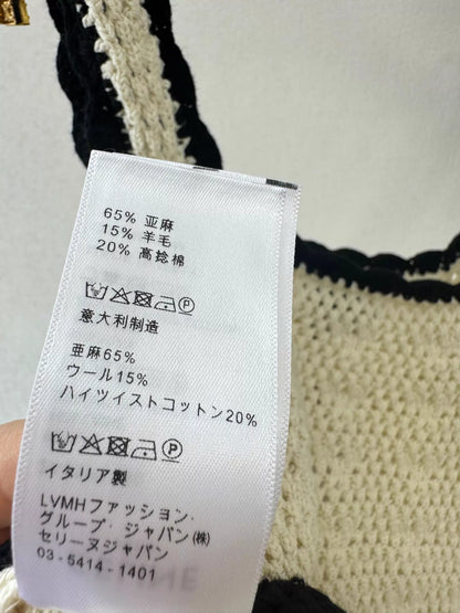 26ss Crocheted Openwork Knit Vest