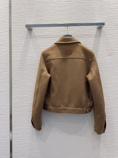 26New Faux Suede Jacket