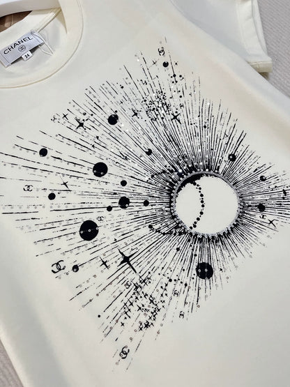 26ss Beaded Print T-shirt