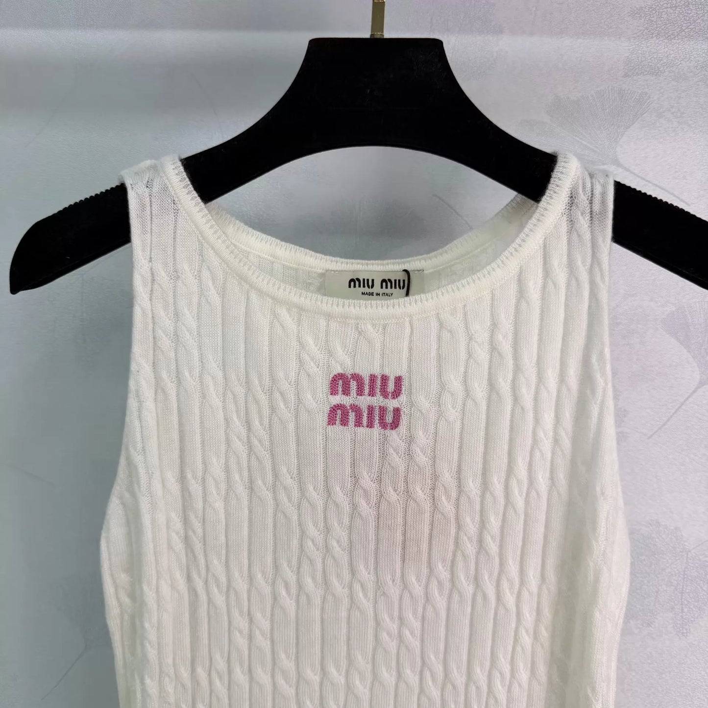 26ss Cable Knit Vest
