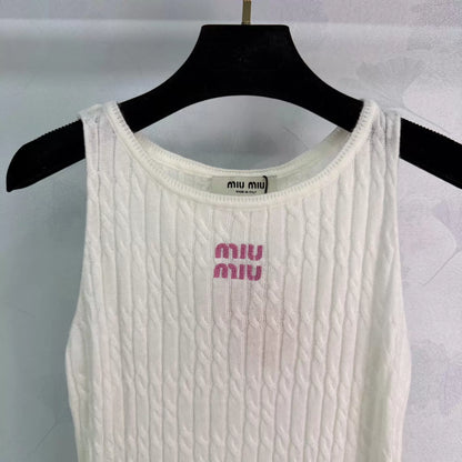 26ss Cable Knit Vest
