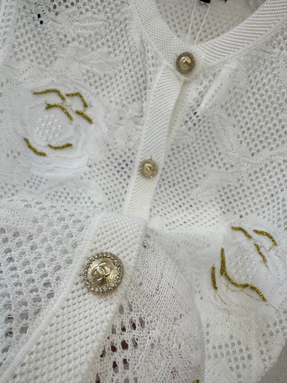 26ss Logo Embroidered T-shirt