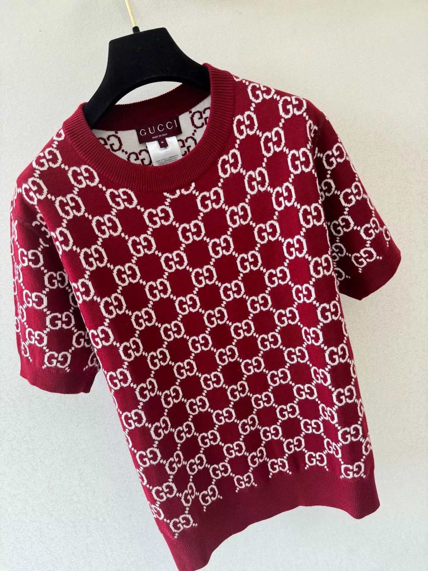 26ss G Jacquard Knit T-Shirt