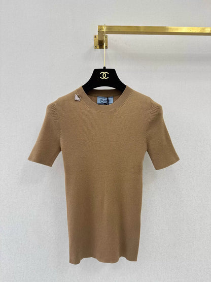 26ss Crew Neck Knit T-Shirt