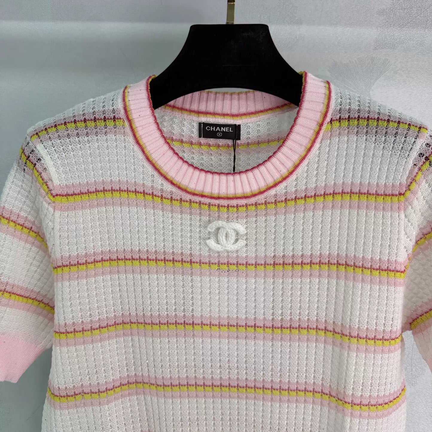 26ss Striped Knit T-Shirt