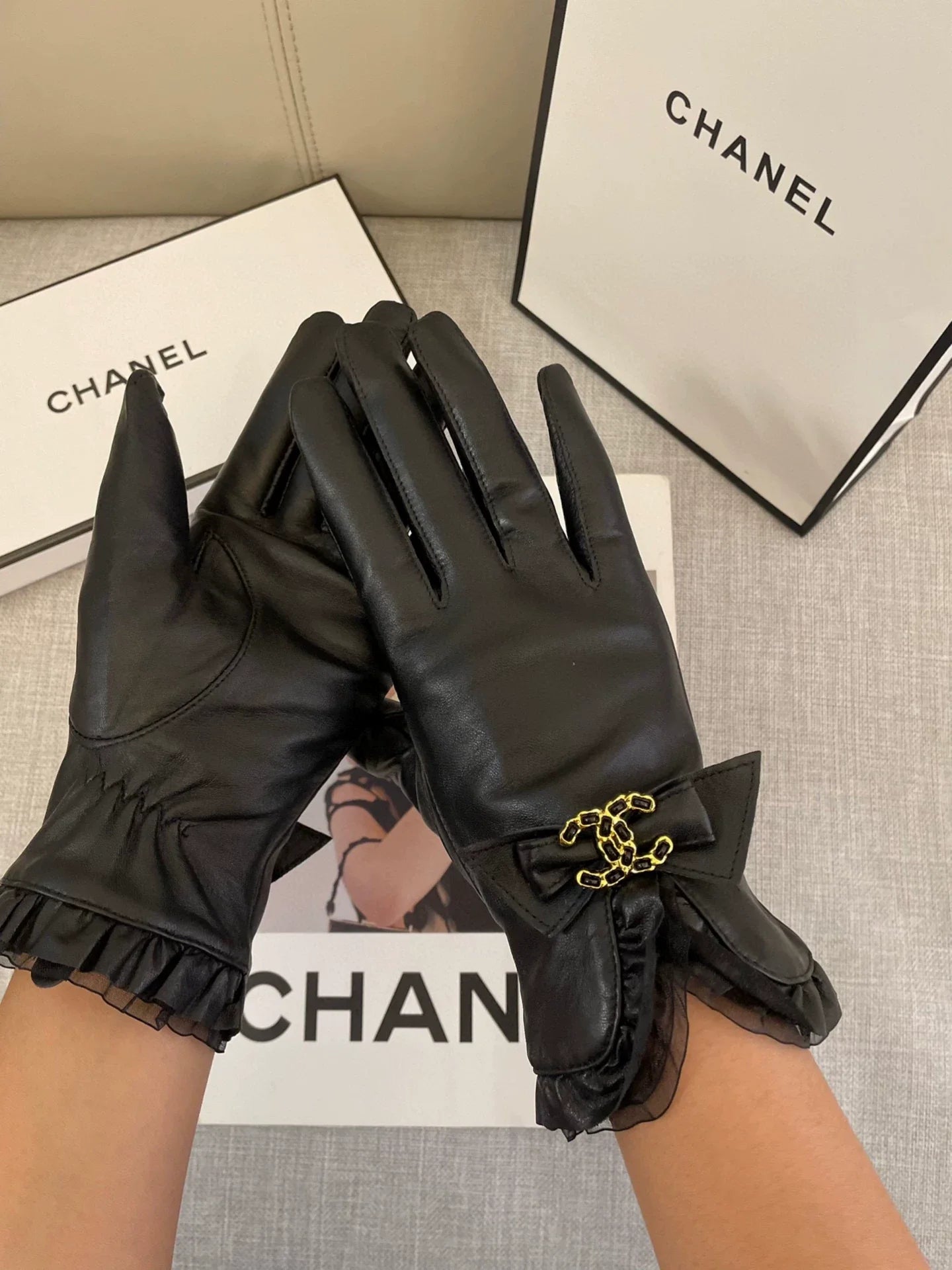 lambskin gloves