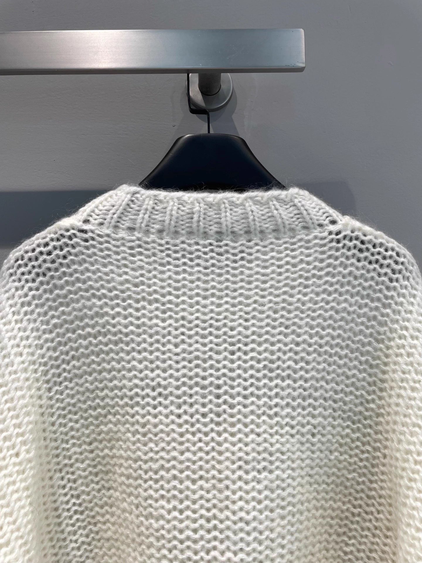 Mohair Long-Sleeve Sweater