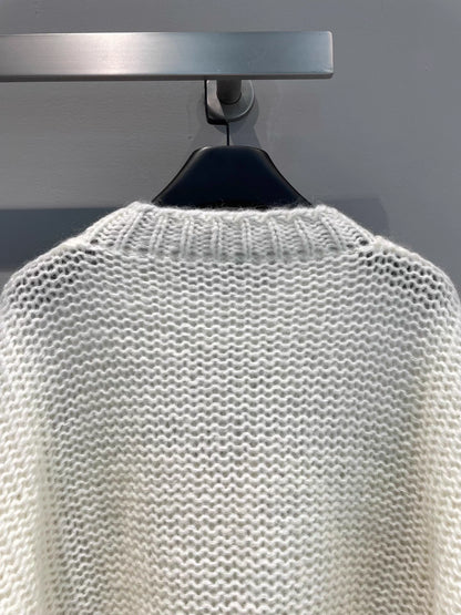 Mohair Long-Sleeve Sweater
