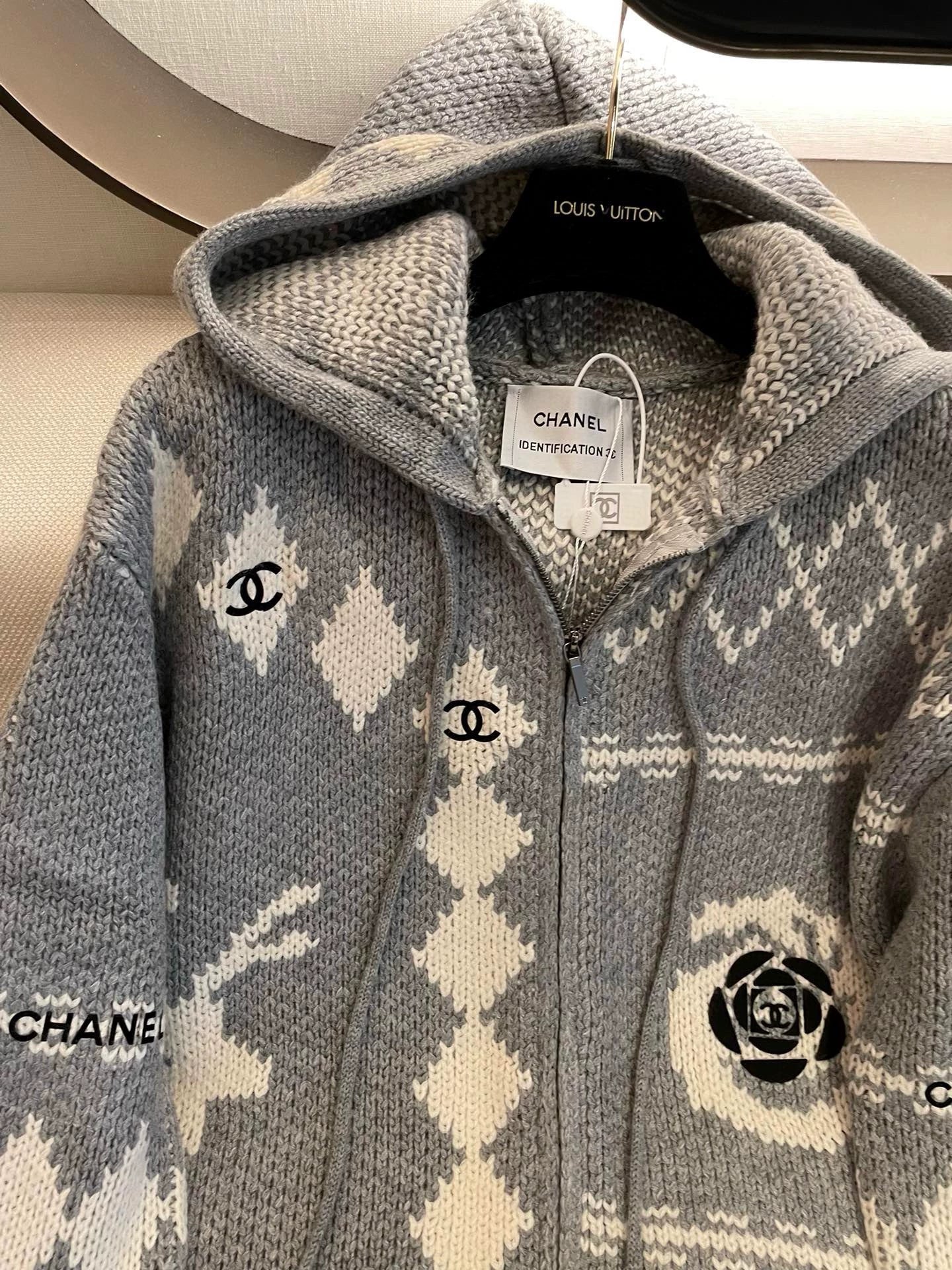 Hooded Zip-Up Sweater