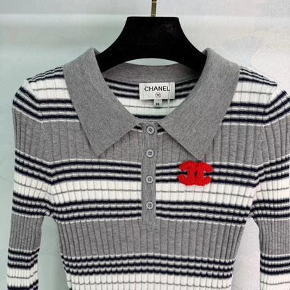 Striped Knit Sweater