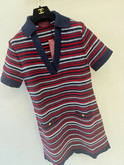 Striped Knit Dress