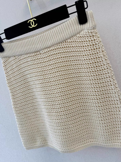 Pearl Button Knit Set