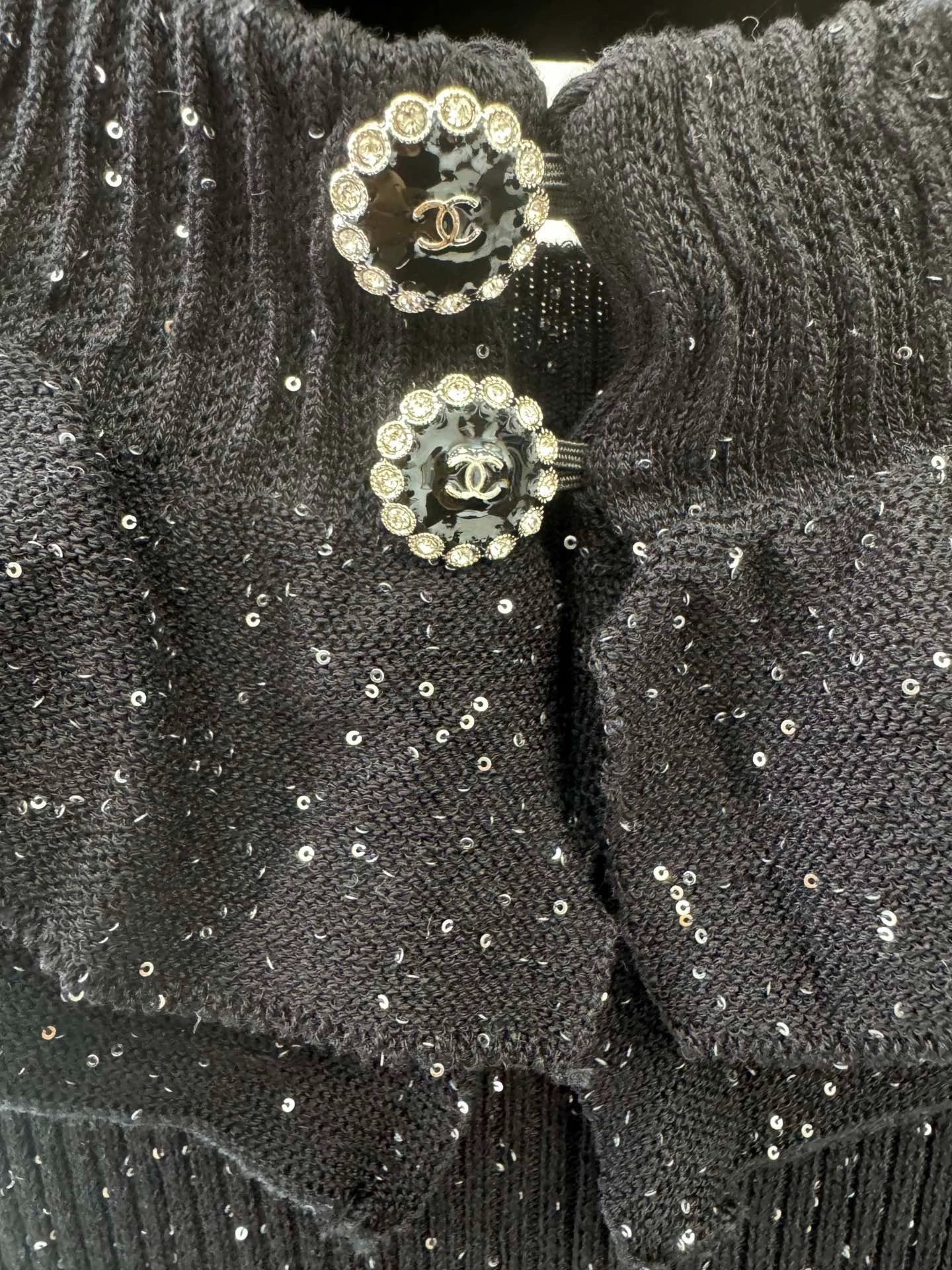 Bow knit cardigan
