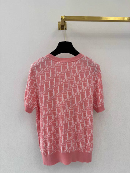 26ss Jacquard Knit T-shirt