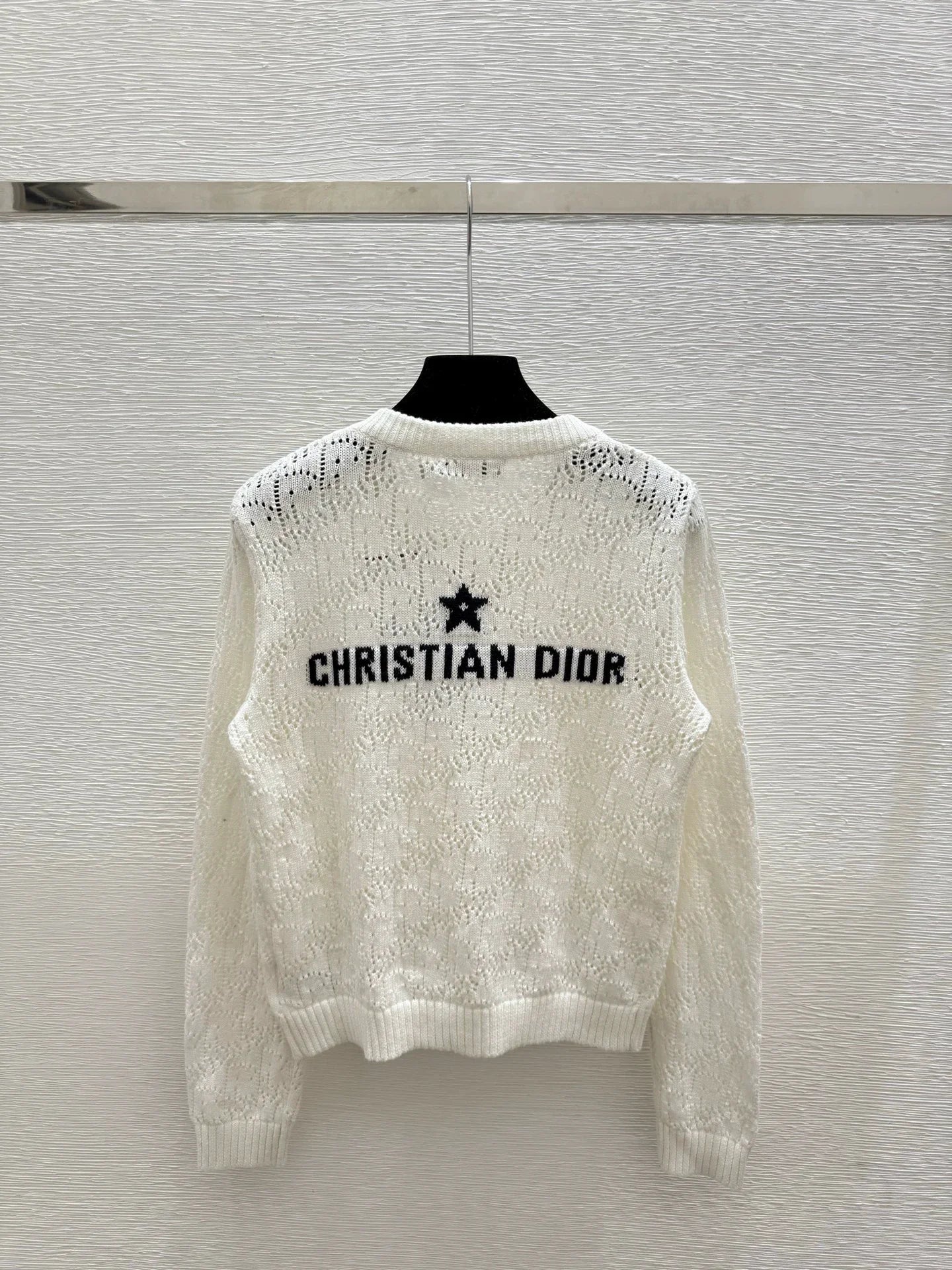 25fw Hollow knit cardigan