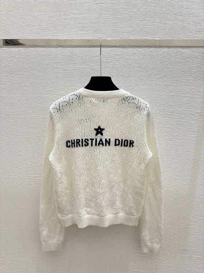 25fw Hollow knit cardigan