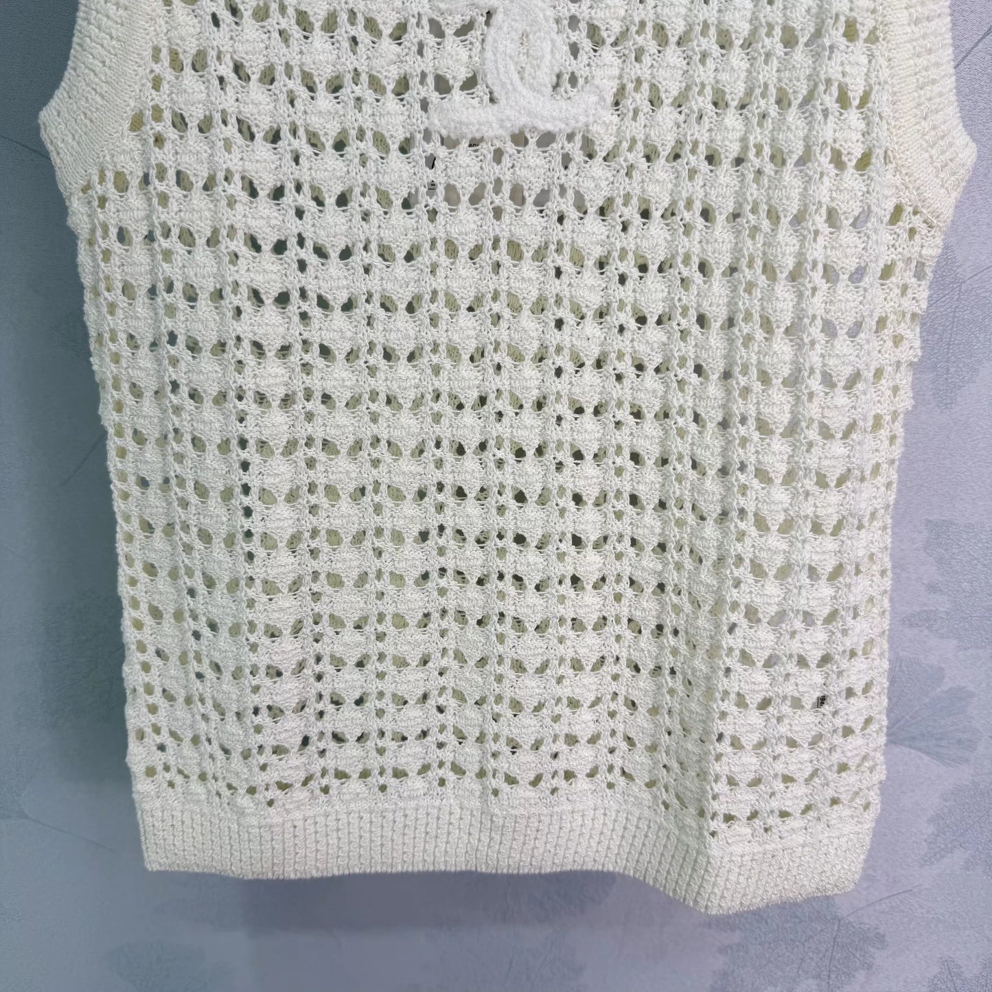 Openwork Knit Vest