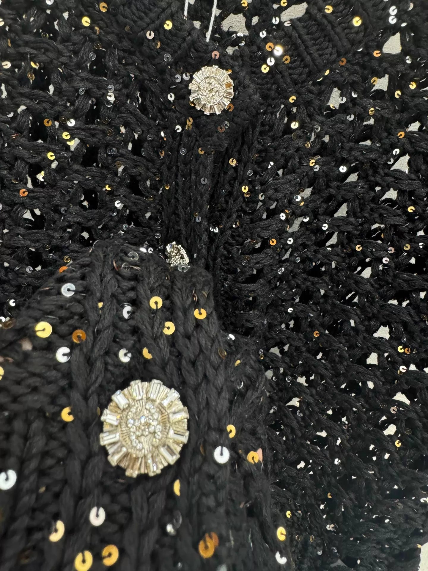 26ss Sequined Knit T-Shirt