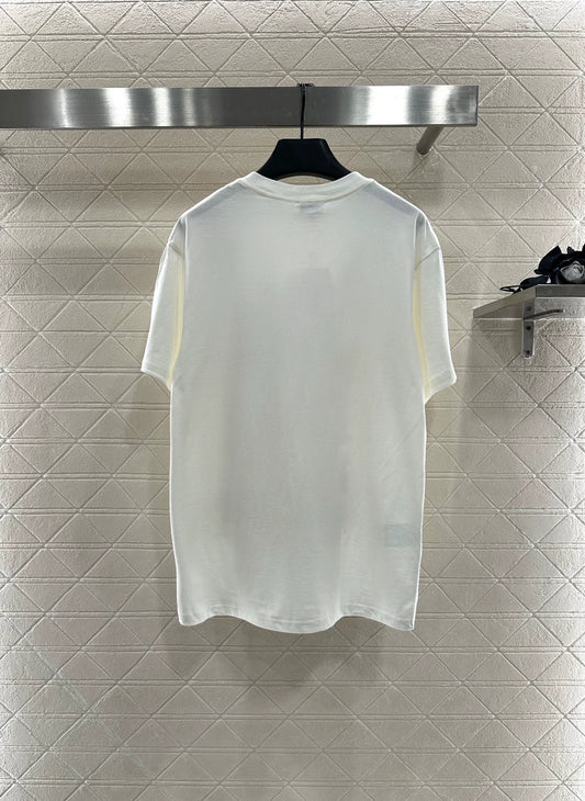25fw Round neck printed T-shirt