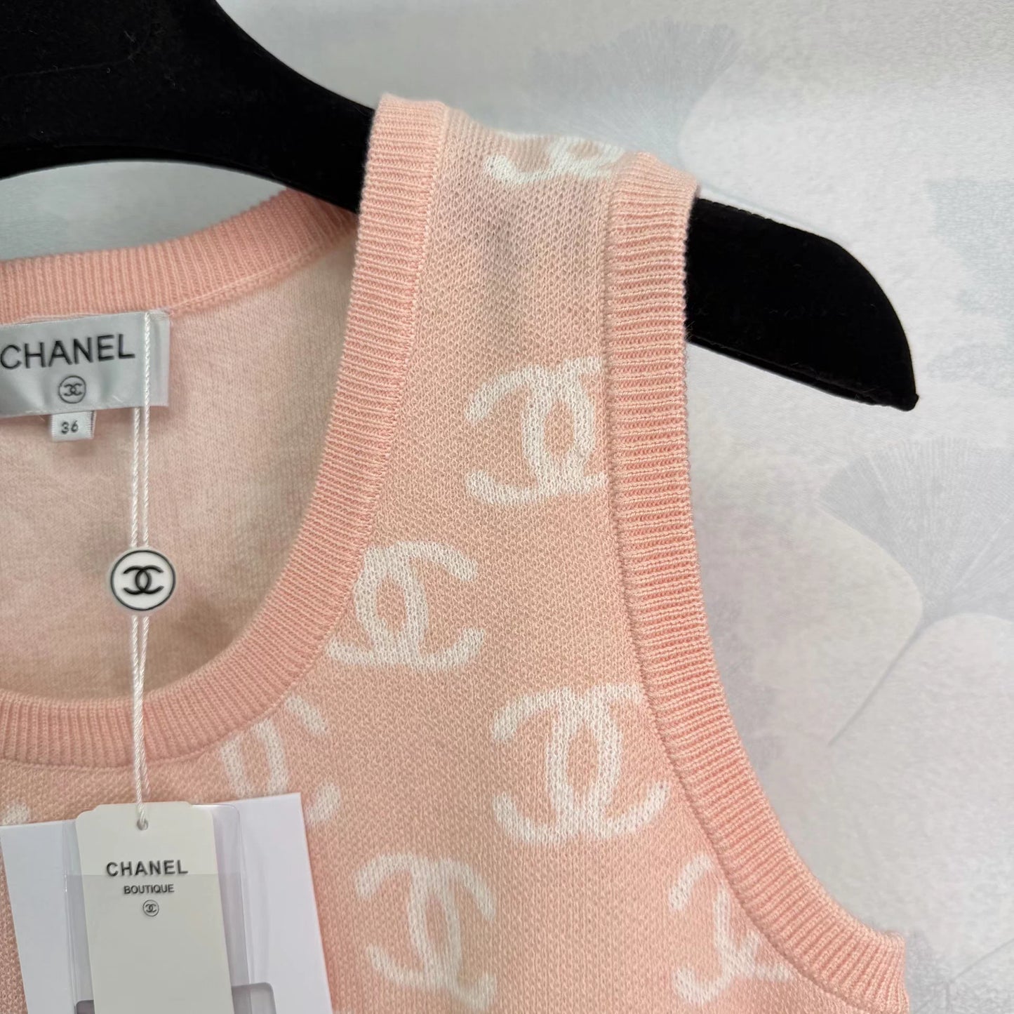 Double C Knit Vest