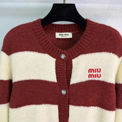 Striped Knit Cardigan