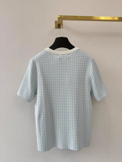 26ss Tweed Knit T-Shirt