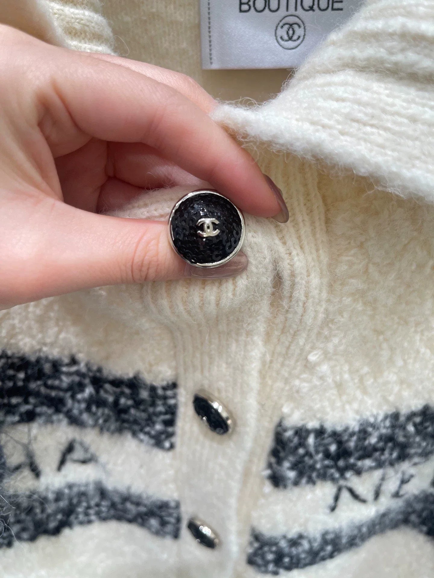 knitted cardigan