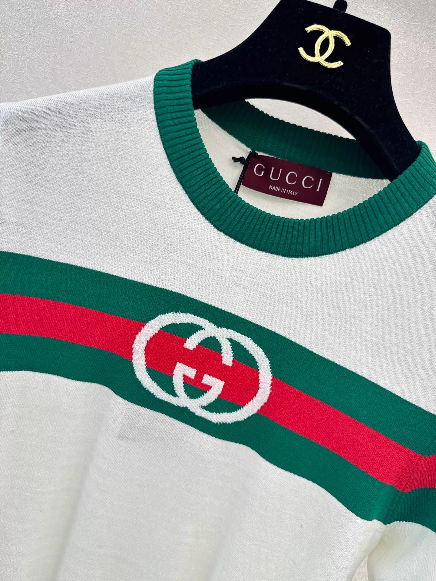 26ss Striped Knit T-Shirt