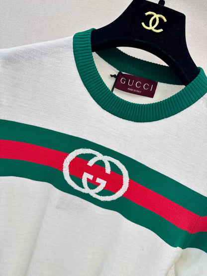 26ss Striped Knit T-Shirt