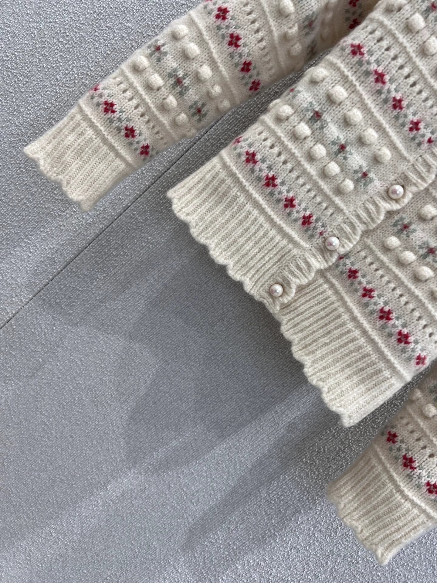 Hand-crocheted cardigan