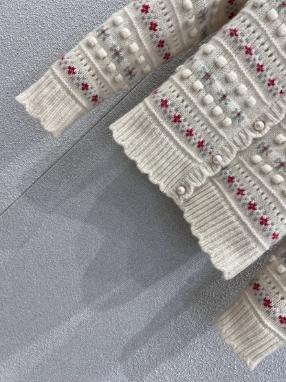 Hand-crocheted cardigan