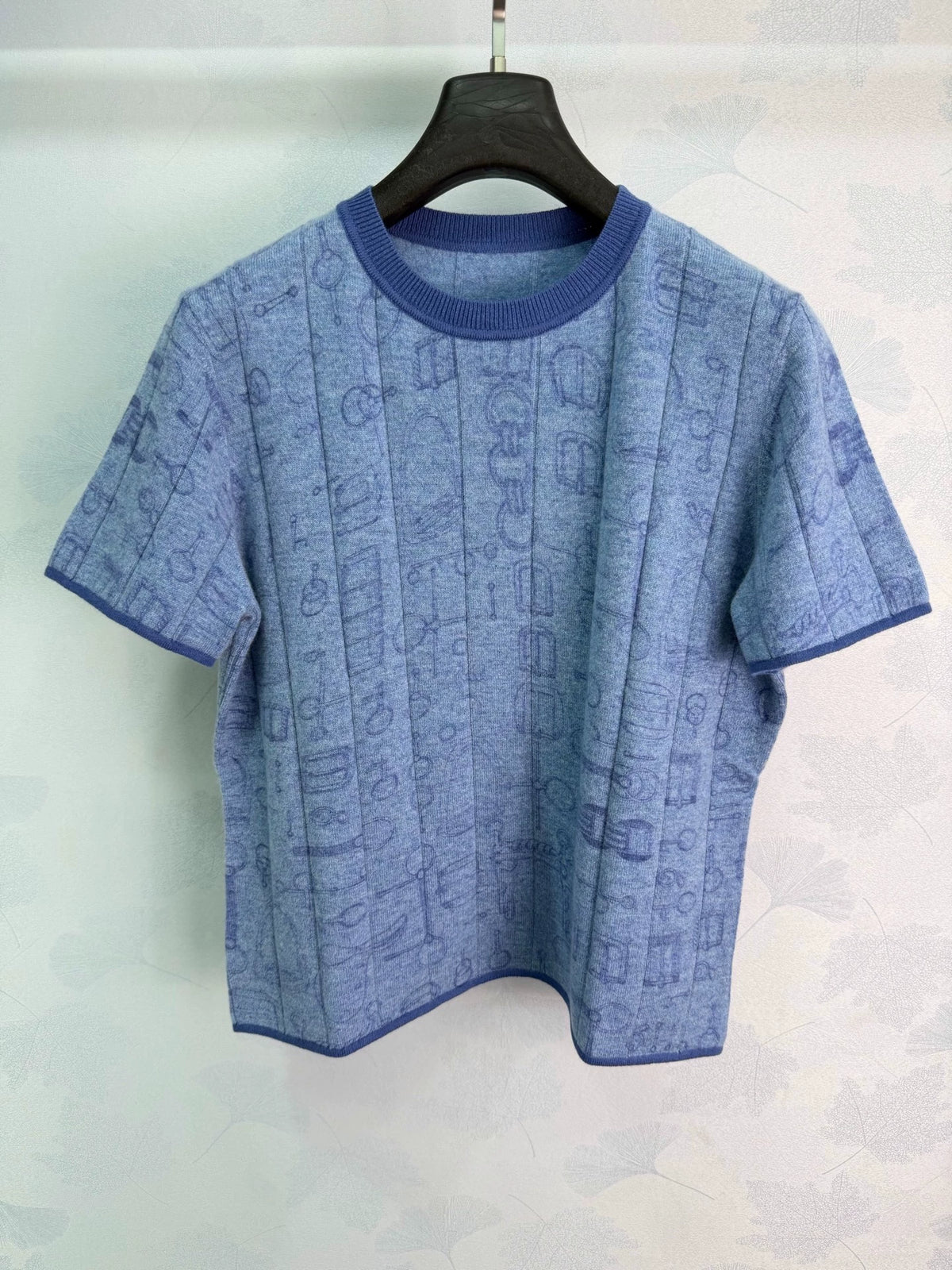 Hermès / 26 Early Autumn New Round Neck Knit Short Sleeve