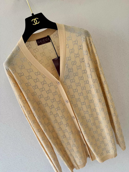 26ss Jacquard Knit Cardigan