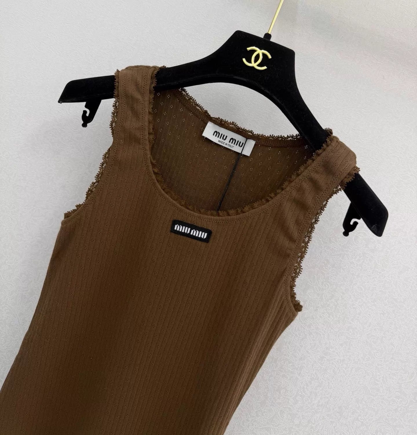 26ss Lace Trim Vest/Skirts