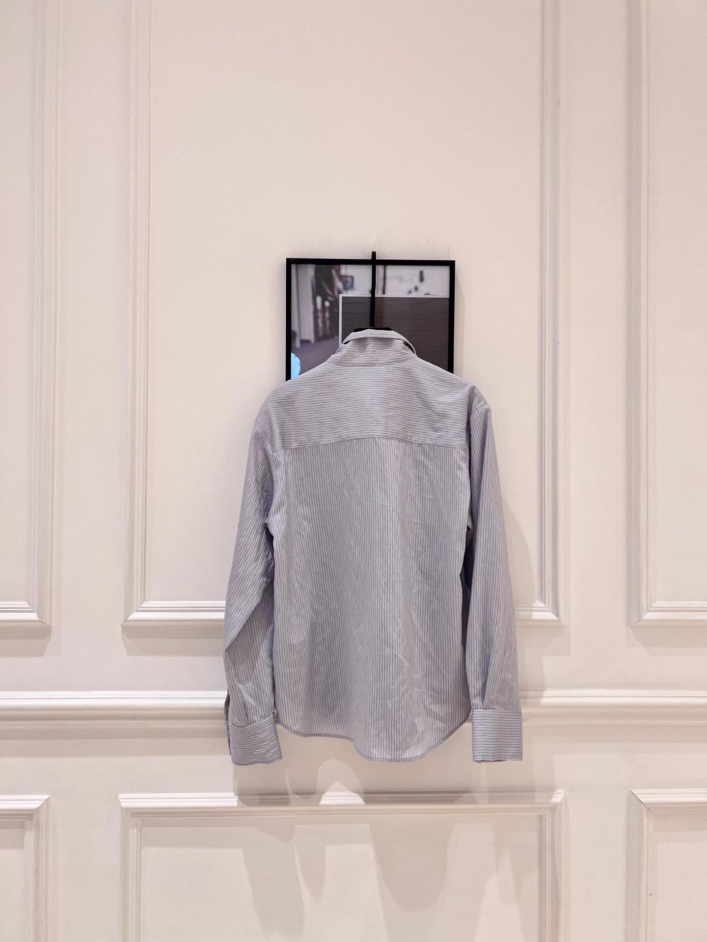 Vertical striped shirt