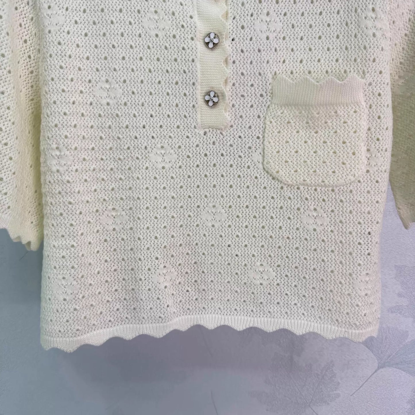 Openwork Lace T-Shirt