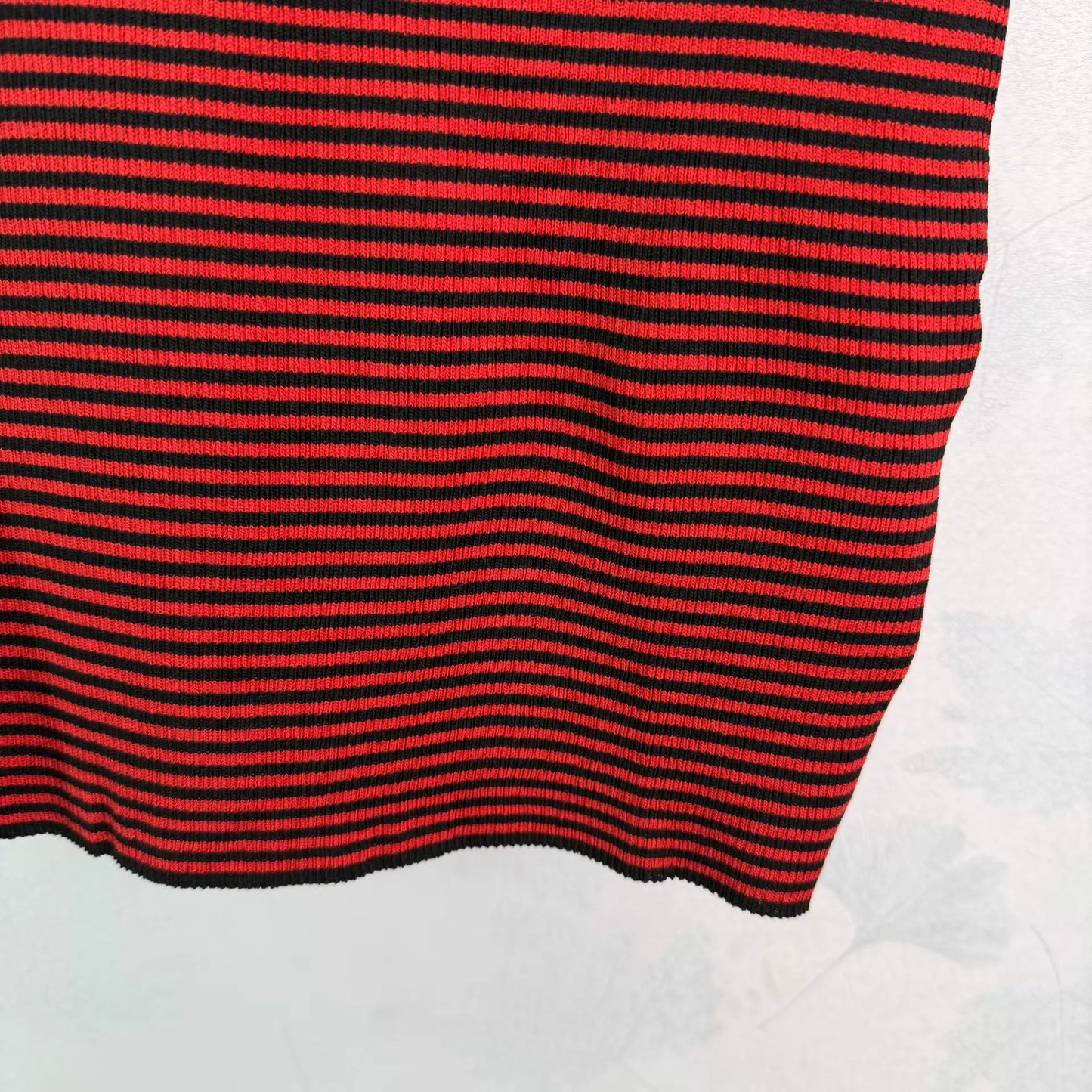 Striped Knit Vest Dress