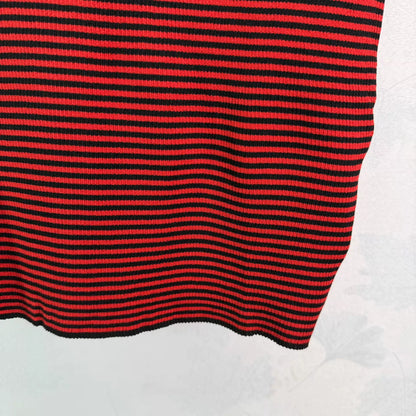 Striped Knit Vest Dress
