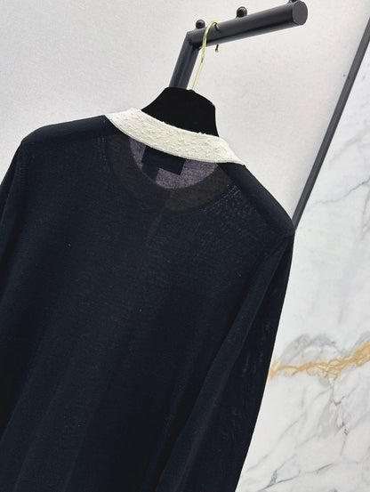 2025 Knitted long sleeved top