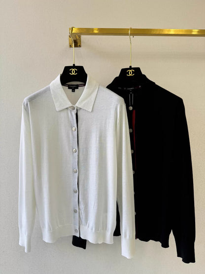 Shirt Collar Cardigan