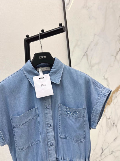 26ss denim dress